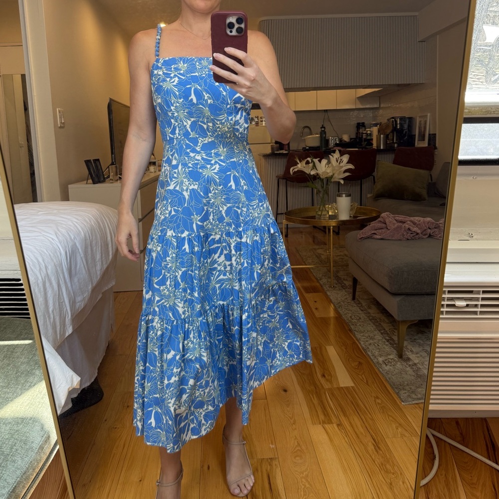 Blue Floral OPT Dress